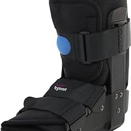 Tynor Walker Boot Air- Short, for Foot & Ankle Support | Air Cast Walker for Injury Recovery, Adjustable Medical Boot | Comfortable Orthopedic Boot for Foot Fractures | Pack of 1 (Black, Medium)-picture-22