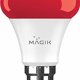 MAGIK Chroma LED Lamp 7W (Red) B22 bulb | Energy Efficient | Non Dimmable | Upto 4KV Surge Protection-14