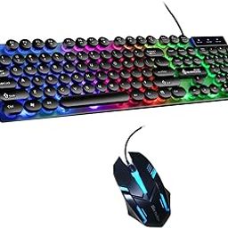 FASHIONMYDAY® USB Wired RGB Rainbow LED Backlit Gamer Mouse and Keyboard Set Black | Computers/Tablets & Networking | Keyboards, Mice & Pointers | Keyboards & Keypads-5