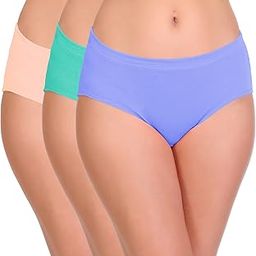1400 Cotton Hipster Panties for Women, Full Coverage Grip Fit Regular Solid Briefs-15