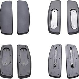 UJEAVETTE 2 Pieces Office Chair Replacement Arm Pads Easy Installation Water Resistant Sliding Mount-3