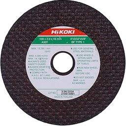 HIKOKI 702140Z-4" (100mm) Metal Grinding Abrasive Cut-Off Wheel, Pack of 25 Pcs, 100 X 2 X 16 mm-picture-24