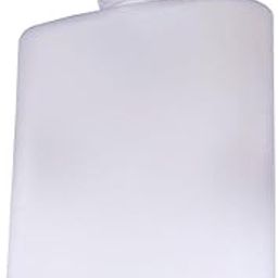 UJEAVETTE Plastic Hip Liquor Whiskey Alcohol Flask Cap Pocket Water Bottle White-image-89