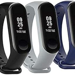 Inefable® Mi Band 3 & 4 Strap Band Wristband Strap Compatible with Mi Band M3 & M4 Original Device Not Included |-image-49