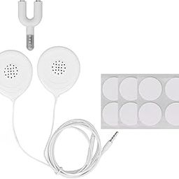 WICHARSH Pregnancy Belly Headphones Baby-Bump Speaker Pregnant Music Player with Safe Adhesives, Shares Music to The Womb, Prenatal Baby Shower Gifts for Mom,White.-15