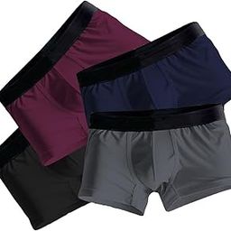 Men's Trunks - Ultra-Soft Microfiber & Micro Modal| Breathable, Moisture-Wicking, Stretchable & Tagless Underwear (Pack of 4)-picture-20