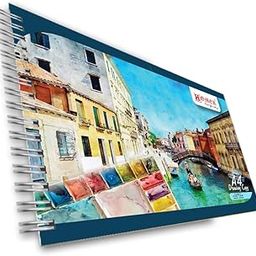 Homer Professional-Grade 230 GSM A4 Spiral Binding Water Colour Copy 72 Pages for Versatile Art Work-image-80