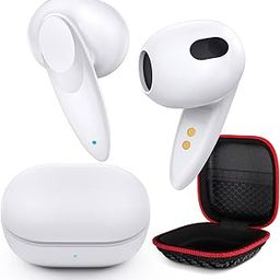 Wireless Earbuds Bluetooth Headset Mini in-Ear Headphone Noise Canceling Deep Bass Earphone for iPhone 15 Plus 16e 16 Pro Max 13 14 for Samsung S25 S24 A53 A54 S23 Galaxy Flip for Google Pixel 6 7 8 9-image-25