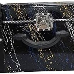 Tabla Fiberglass Case With Trolley And 360� Wheels For One Tabla And One Bayan (BLACK SPLASH 2)-image-60
