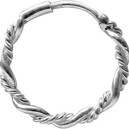 PLAIN OXIDIZED NOSE BALI NOSE RING 925 STERLING SILVER FOR GIRLS WOMENS-image-62