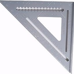 AASONS Right Angle Protractor, Aluminium Alloy 12inch Triangle Ruler, High Accuracy Woodworking Protractor, for Measurement Carpentry-15