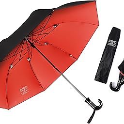 Sydney 2 fold heavy duty 23-inch bigger size umbrella for men & women | Premium Umbrella | 2 fold umbrella for office use (Black, Orange)-29