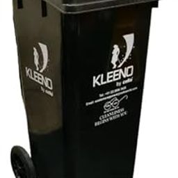 Cello Manual-Lift Garbage Waste Dustbin with Wheel (120 LTR, Black)-image-80