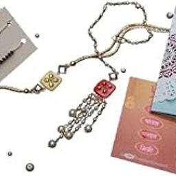 MOP Rakhi and Lumba/Sister Rakhi and Nazariya/Mangalsutra Dhaaga Combo - Set of 4 (Yellow, Red)-image-65