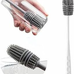 Long Handle Silicone Bottle Brush, Cleaning Tool for Water Bottles, Mugs, Solution Bottles, Pack of 1-image-67
