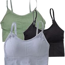 Push Up Wire Free Women Bra – Ultimate Comfort, Seamless Design, Adjustable Fit and Supportive Everyday Wear – Stylish and Breathable Bras for Women and Girls, Sports Yoga Crop Top, Pack of 3-image-45