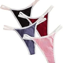 Women Fancy Cotton Blend Thong Anti Bacterial Sexy Lingerie V-Shape Panty for Comfortable Beach Wear and Perfect for Special Moments (S_S_334)-image-26