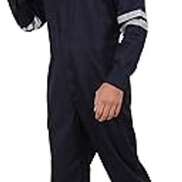 Men's Pyrovatex Treated Flame Resistant FR High Visibility Coverall Boiler Suit 1 inch Tape, Workwear Overall Suit for Men-image-99