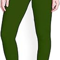 Lyra Women Solid Premium Cotton Ankle Length Leggings | Mid-Waist | Fashionwear-13