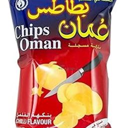 Chips Oman Chilli Flavour Potato Chips, 97g (Imported)-image-8