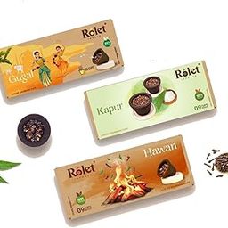 Gau Herbal Sambrani Dhoop Cups Gugal Kapur Hawan Fragrance, 9 Cups Each Pack Charcoal Free Bamboo Less-image-11