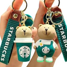 Cute Starbucks Coffee Keychain (Pack of 1) – 22cm Coffee lover Accessories, Mini Tumbler Charm for Bags & Keys (Assorted)-image-43