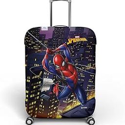Marvel Spiderman Luggage Cover|Polyester Travel Suitcase Cover|Washable|Stretchable Suitcase Protector|22-26 Inch|Medium (Multicolor)-image-18