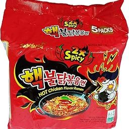 Samyang Hot Chicken Ramen 2X Spicy Noodles, 5 X 140 grams-image-56