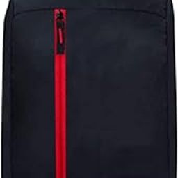 Red PU Leather Casual Backpack - Modern Unisex Bag for Men & Women-image-11