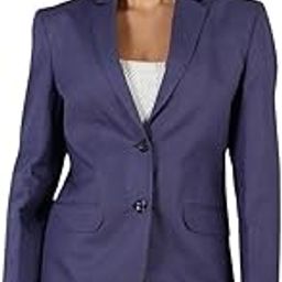 Women's Cotton Linen Solid Single Breast Two-Button Blazer-image-17