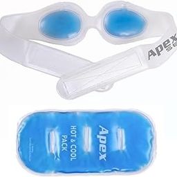 Apex SEI Cool Eye Gel Mask for Puffiness & Headache Relief – Reusable Hot & Cold Therapy, Adjustable, Latex-Free, Universal Fit – Soothing Eye Mask for Swelling, Stress & Injuries-image-14