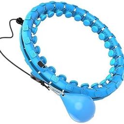SRUY Smart Weighted Hula Hoop for Weight Loss – 24 Detachable Knots, Infinity Fit Hula Hoop for Adults & Women, 2-in-1 Massage & Exercise Waist Trimmer (Multicolor)-13