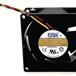 PGSA2Z® DV08038B12U Size 80X80X38mm DC12V 2.35A 15000RPM Brushless Air Cooling Fan-10