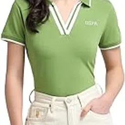 u.s. polo assn. Women's Cotton Striped Regular Fit T-Shirt-picture-21
