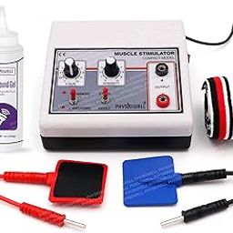 Physiowell Mini Muscle Stimulator Digital LED Machine Electrical Muscle Stimulator EMS Stimulator with One Year Warranty-1