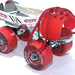 JJ JONEX Roller Skates for Kids, Boys & Girls, Baby & Small Kids, Multicolor, Adjustable, Illuminating, Outdoor & Indoor, Lace-Up, Rubber Wheels, 55mm, Unisex-Kids-picture-25