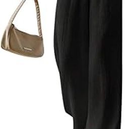 Women's Loose High Rise Trouser | High-Waist Korean Pants | Formal Track Pant | Cargo Style Baggy Trendy (Available in Plus Size and Combo Pack of 2)-image-2