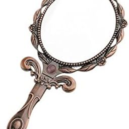 UJEAVETTE® 6xVintage Antique Handheld Foldable Cosmetic Makeup Compact Hand Mirror Mini-14