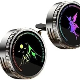 Magnetic Car Air Freshener with 360° Natural Fragrance Diffuser, Alloy Material, Long-lasting Aroma-18
