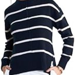 Penelope Navy & White Striped Knit Sweater-image-43
