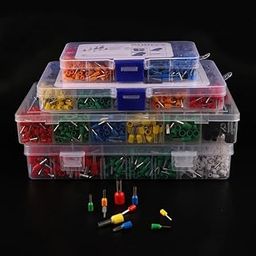 Boxed VE Series Insulated Terminal Block Cord End Crimping Sleeve Terminal Cable Wire Connector Electrical Tube Terminals Suit(300PCS Boxed)-image-38