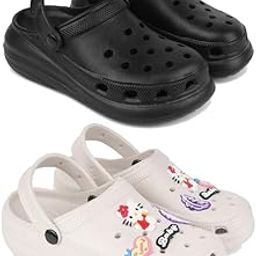Premium Comfortable Regular Wear Women Clogs Sandal for Women's & Girls-Combo(2)-O23-O10-6 Off White-4335-picture-13