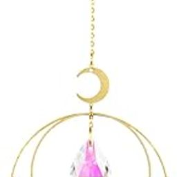 LOOM TREE® Crystal Suncatcher Window Hanging Decor Crystal Sun Catcher Wind Chime Decor Green | Yard, Garden & Outdoor Living | Garden Decor | Wind Chimes-image-20