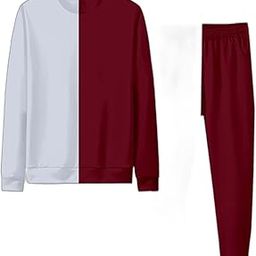 Track suit for Men (T_F1_PAIR_GREY-MAROON)-picture-14