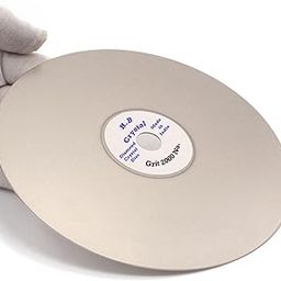 OZ Crystal Diamond Flat Lap Wheel 1200 No.Grit 8" x 1/2" X1.5MM Grinding Sanding Disc Lapping Polishing Disc-1200 Grit/Diamond Disc-600Grit-picture-18
