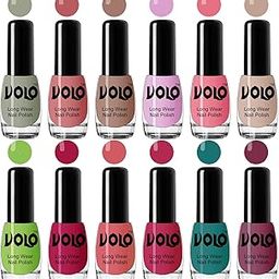 Volo Best Affordable Gloss Nail Polish Combo 12 Pcs Full Year Collection(Nude, Pink, Nude, Purple, Pink, Nude, Green, Magenta, Peach, Pink, Green, Pink) 60 ML-image-74