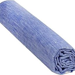 Pure Linen Unstitched Fabric for Men's (Free Size)-image-57