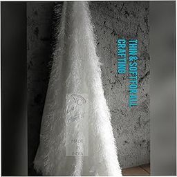 Yo Comfort Unstitched Super Soft Faux Fur Solid Thin Fabric Cloth Use For Making Soft Toys, Cushions, Dresses, Jackets, Decoration, Photoshoot, Home Furnishing Etc. (1Meter, Milky White)-30