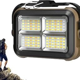 Jukkre Small Pocket Ultra Bright Flashlight Keychain Light for Outdoor, LED Camping Lantern Solar Powered Type C Tent Lights for BBQ Outdoor Walking-26