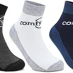 Comfy Fits Ankle Socks | Odor-Free Breathable Anti-Bacterial Cotton Socks, Cushioned Comfort, Free Size-image-16